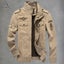 Spring Autumn Men's LightWeight Streetwear Cotton Military Jacket Carousel 2