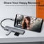 Usb Type c 4k Splitter Hub + Card Reader Carousel 6