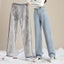 Winter Thick Velvet Women High Waist Skinny Wide Leg Jeans Simple Carousel 2