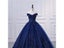 Navy Blue Quinceanera Dress Off Shoulder Prom Ball Gown Customize Carousel 6