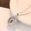 925 Sterling Silver Crystal Necklace "Cannes" (Green) Carousel 7