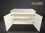Plywood vanity unit and top and top W750 mm x D500 x H450, recessed handle Carousel 3