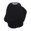 Breastfeeding Cover Cotton Nursing Maternity - Plain Black Carousel 1
