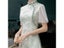 Inverted Big-sleeved Green Cheongsam New Elegant High-end Young Girls Improved Carousel 5