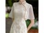 Inverted Big-sleeved Green Cheongsam New Elegant High-end Young Girls Improved Carousel 7