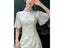 Inverted Big-sleeved Green Cheongsam New Elegant High-end Young Girls Improved Carousel 1