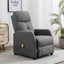 Massage Recliner Light Grey Fabric Xnknxl Carousel 1