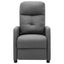 Massage Recliner Light Grey Fabric Xnknxl Carousel 5