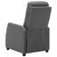 Massage Recliner Light Grey Fabric Xnknxl Carousel 7