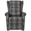 Massage Stand-up Reclining Chair Grey Fabric Txkaio Carousel 3