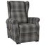 Massage Stand-up Reclining Chair Grey Fabric Txkaio Carousel 7