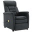 Massage Recliner Dark Grey Faux Suede Leather Xnkiit Carousel 2