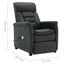 Massage Recliner Dark Grey Faux Suede Leather Xnkiit Carousel 3