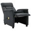 Massage Recliner Dark Grey Faux Suede Leather Xnkiit Carousel 5
