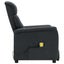 Massage Recliner Dark Grey Faux Suede Leather Xnkiit Carousel 6
