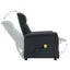 Massage Recliner Dark Grey Faux Suede Leather Xnkiit Carousel 7