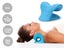 Cervical Care Neck Pillow & Stretcher-Blue Carousel 1