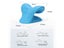 Cervical Care Neck Pillow & Stretcher-Blue Carousel 9
