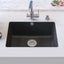 Granite Kitchen Sink Single Basin Black Oappxk Carousel 1
