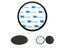 80mm Glue Paste Dashboard Mounting Plate Car DVR Recorder Navigator Suction Cup Carousel 4