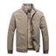 Fleece Autumn Winter Men Jackets Male Cotton Casual Solid Cargo Carousel 1