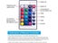 DC12V RGBW/RGBWW Wifi LED Controller 24Key IR Remote 5pin Link For LED Strip Carousel 4