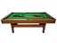 7ft Pool Table with Balls & Cues - Indoor Eight Ball Table - Wood / Green Carousel 5