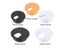 35 50mm Wire Hole Covers For Desk Cable Management Carousel 6