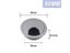 50mm 53mm 60mm 80mm PC Computer Desk Plastic Grommet Table Cable Tidy Wire Hole Carousel 1