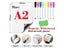 A2 Size Magnetic Erasable Whiteboard Stickers For Office Carousel 3