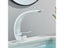 White Chrome Nordic Bathroom Basin Faucet For Vessel Sink Deck Mounted Hot Cold Carousel 6