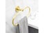 Brushed Gold Aluminum Bathroom Towel Holder Wall Mounted Towel Holder Round Carousel 2