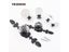 Black Diamond Shape Crystal Glass Cabinet Hardware Handles Carousel 4