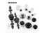 Black Diamond Shape Crystal Glass Cabinet Hardware Handles Carousel 6