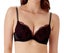 Gossard Illusion 18401 Underwired Padded Plunge Bra Black/Red CS Carousel 1