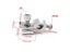 10 Pcs Grounding Lug Clips Solar Photovoltaic Ground Mount Pipe Wire Bracket Carousel 5
