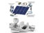 10 Pcs Grounding Lug Clips Solar Photovoltaic Ground Mount Pipe Wire Bracket Carousel 6