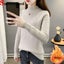 Plus Velvet Mock Neck Women's Winter Sweater Korean Casual Knitwear Carousel 2