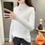 Plus Velvet Mock Neck Women's Winter Sweater Korean Casual Knitwear Carousel 4