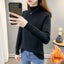 Plus Velvet Mock Neck Women's Winter Sweater Korean Casual Knitwear Carousel 5