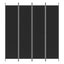 4-panel Room Divider Black 200x220 Cm Fabric Tpbxbo Carousel 3