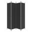 4-panel Room Divider Black 200x220 Cm Fabric Tpbxbo Carousel 4