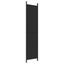 4-panel Room Divider Black 200x220 Cm Fabric Tpbxbo Carousel 6