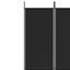 4-panel Room Divider Black 200x220 Cm Fabric Tpbxbo Carousel 7