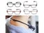 Women Men Retro Round Presbyopic Reading Glasses Metal Frame Personality Carousel 2