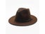 Wool Fedora Hat Hawkins Felt Cap Wide Brim Ladies Trilby Chapeu Feminino Hat Carousel 2