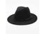 Wool Fedora Hat Hawkins Felt Cap Wide Brim Ladies Trilby Chapeu Feminino Hat Carousel 5