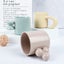 Ceramics Mug Creative Handle 300ml Nordic Coffee Cup Water Milk Tea Carousel 3