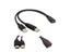 20cm USB3.0 To USB3.0/2.0 Female To Dual Male Y Extension Cable Carousel 6