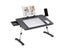 Portable Folding Computer Table With PU Desktop Height Adjustment Carousel 2